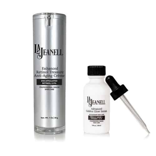 LaJeanell™ Skin Care Evening Routine Bottles